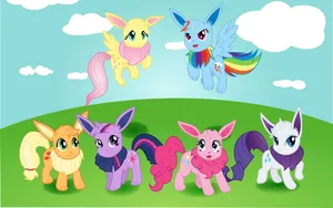 Get Ready To Fall In Love With These Cute Eeveelutions Wallpaper