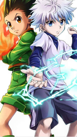 Get Ready To Go On Epic Adventures With Gon And Killua Wallpaper