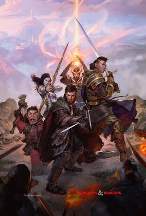 Get Ready To Play With The Dungeons And Dragons Phone Wallpaper