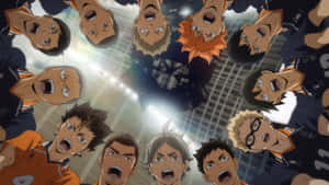 Get Ready To Play With The Haikyuu Laptop Wallpaper