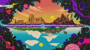 Get Ready To Take A Trip With This Dope Trippy Vibe Wallpaper