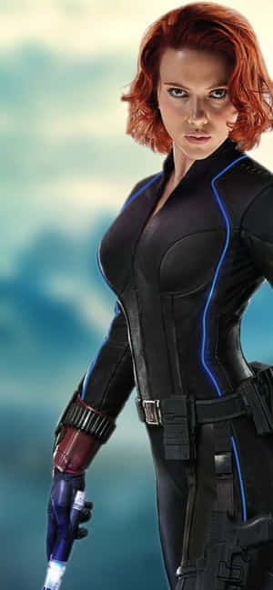 Get Ready To Take Your Safest Calls From The Tough, Stylish Black Widow Iphone Wallpaper