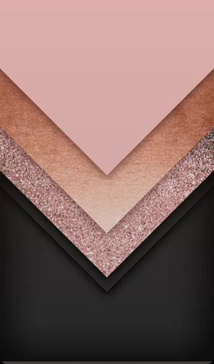 Get Stylish With The Combination Of Modern Rose Gold And Classic Black. Wallpaper