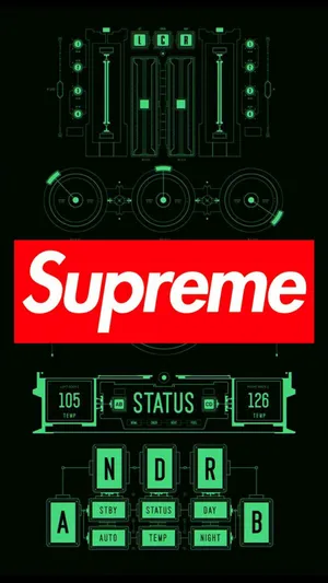 Get Supreme Style With This Stunning Iphone Wallpaper