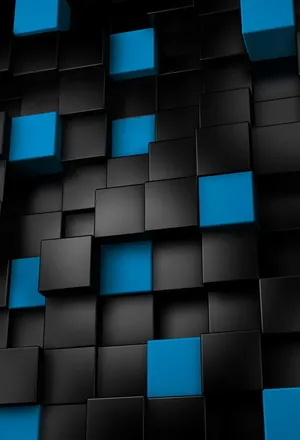 Get The Modern Dark Blue Iphone To Stay Connected. Wallpaper