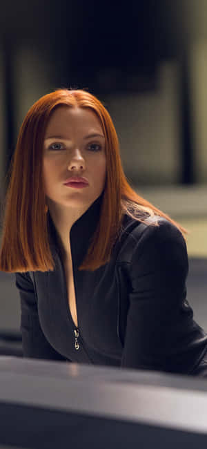 Get The Power Of Black Widow In Your Hands With The Iphone Wallpaper