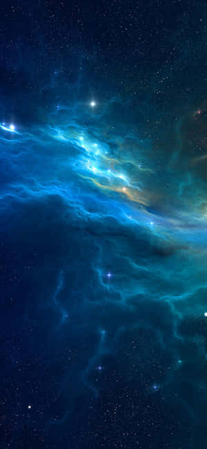 Get Your Blue Galaxy Iphone Today! Wallpaper