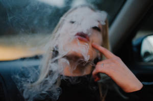 Getting High Smoking Weed Wallpaper