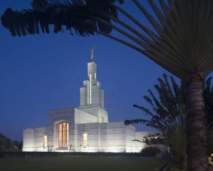 Ghana Temple At Night Wallpaper