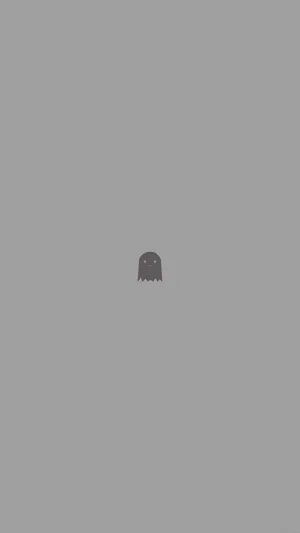 Ghost Art Simple Phone Wallpaper