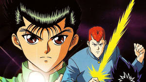 Ghost Fighter Anime Kazuma And Yusuke Wallpaper
