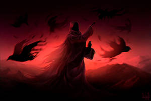 Ghost Reaper Red Aesthetic Wallpaper