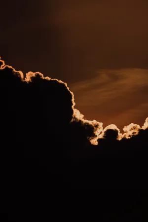 Giant Black Clouds Wallpaper
