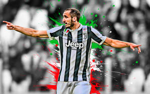 Giorgio Chiellini Football Digital Fan Art Wallpaper