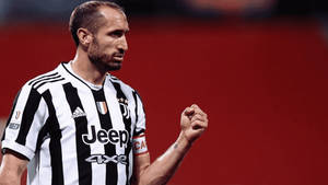 Giorgio Chiellini Juventus Fc Close Fist Wallpaper