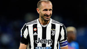 Giorgio Chiellini Juventus Fc Happy Smile Wallpaper