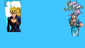 Giorno Giovanna And Johnny Joestar Wallpaper