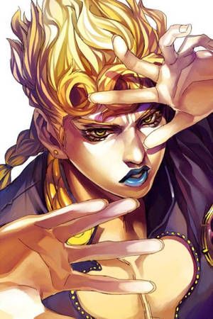 Giorno Giovanna Close-up Wallpaper