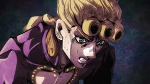 Giorno Giovanna Face Down Wallpaper