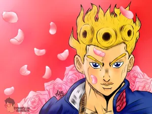 Giorno Giovanna Fan Art Wallpaper