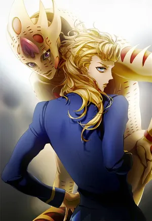Giorno Giovanna Humanoid Stand Wallpaper