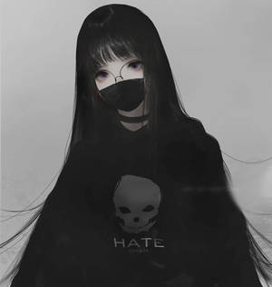 Girl With Long Hair Emo Pfp Wallpaper