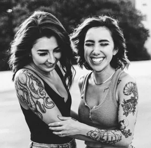 Girls Best Friend With Tattoo Wallpaper