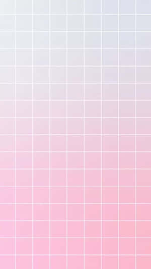 Girly Aesthetic Pastel Grid Background Wallpaper