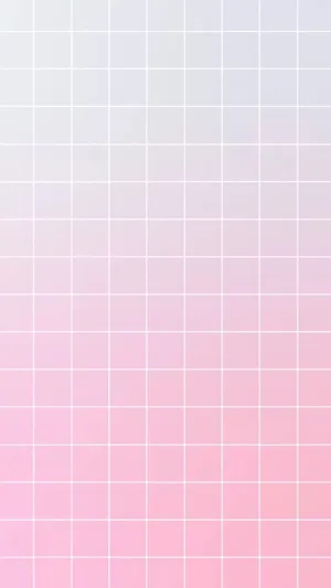 Girly Aesthetic Pastel Grid Background Wallpaper