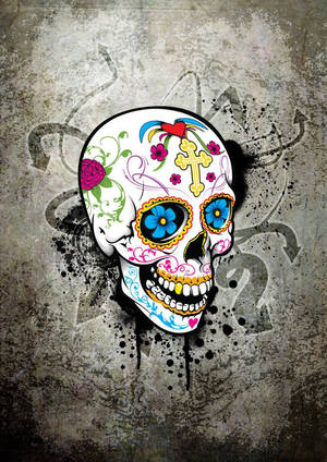 Girly Skull Wallpaper