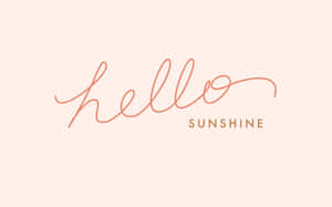 Girly Tumblr Pink Hello Sunshine Wallpaper