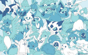 Glaceon And Ice Type Pokemon Wallpaper