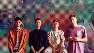 Glass Animals Pixelated Image Wallpaper