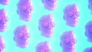 Glass Animals Retro Art Wallpaper