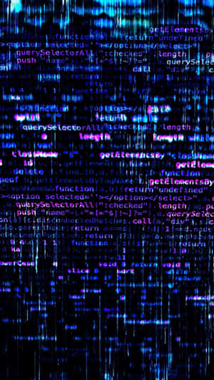 Glitch Code Iphone Wallpaper