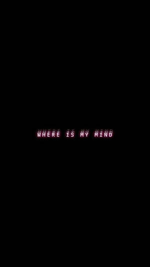 Glitching Where Is My Mind Graphic Wallpaper
