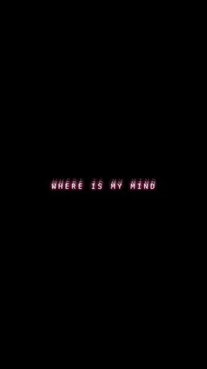 Glitching Where Is My Mind Graphic Wallpaper