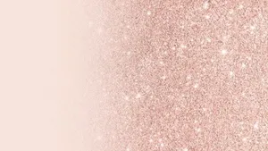 Glittered And Plain Rose Gold Wallpaper