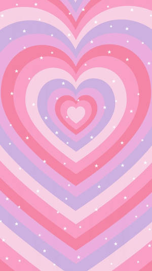 Glittering Wildflower Heart Wallpaper