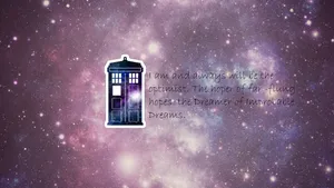 Glitters Purple Art Doctor Who Wallpaper