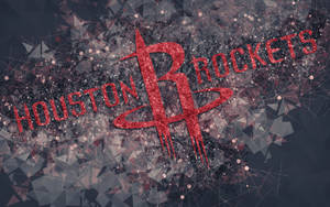 Glittery Houston Rockets Wallpaper