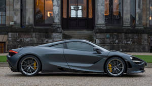 Glossy Black Mclaren 720s 4k Wallpaper