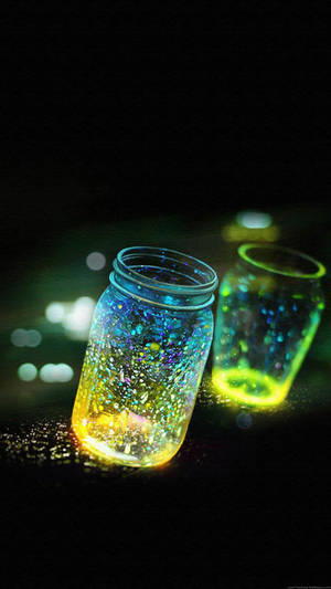 Glow Jars New Phone Wallpaper