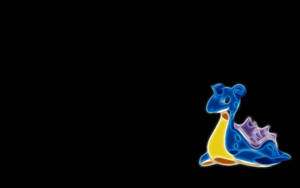 Glowing Aura Lapras Wallpaper