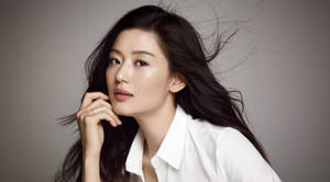 Glowing Bare Jun Ji Hyun Wallpaper