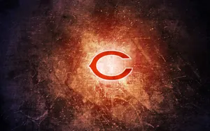 Glowing Chicago Bears Wallpaper