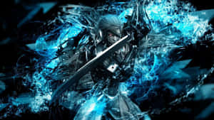 Glowing Raiden Metal Gear 4k Wallpaper