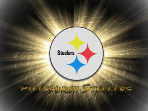 Glowing Steelers Metallic Gold Wallpaper