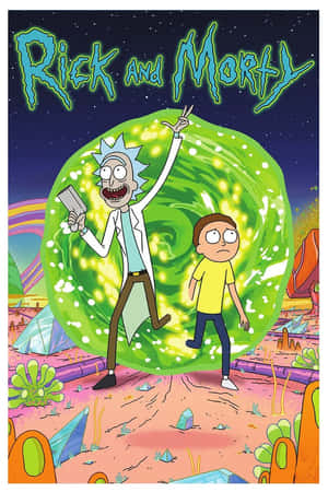 Go On An Intergalactic Adventure Through The Portal With Rick And Morty! Wallpaper
