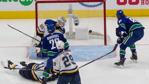 Goaltender Of St. Louis Blues Jordan Binnington Wallpaper